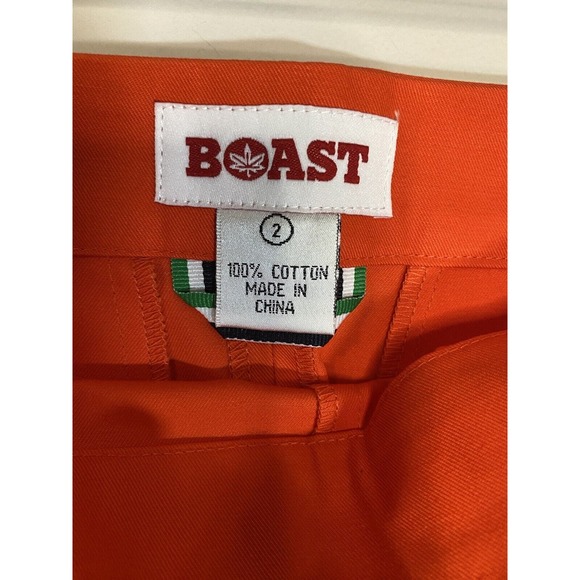 BOAST Casual Orange Straight Skirt Tennis Athletic Fit Country Club‎ Size 2 - Picture 3 of 9